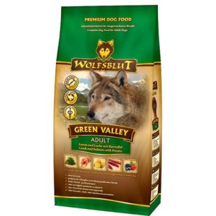 ウルフブラッド　グリーンバレー・アダルト　15kg　送料無料　国内正規品 成犬用　グレインフリー　穀物不使用　アレルギー対応　グルテンフリー